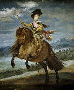 Diego Velazquez Equestrian Portrait of Prince Balthasar Charles Sweden oil painting artist